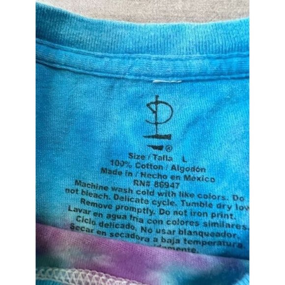 Pink Floyd Shirt Women Large Blue Cropped Short Sleeve Pullover Tee Ladies. - Picture 5 of 9